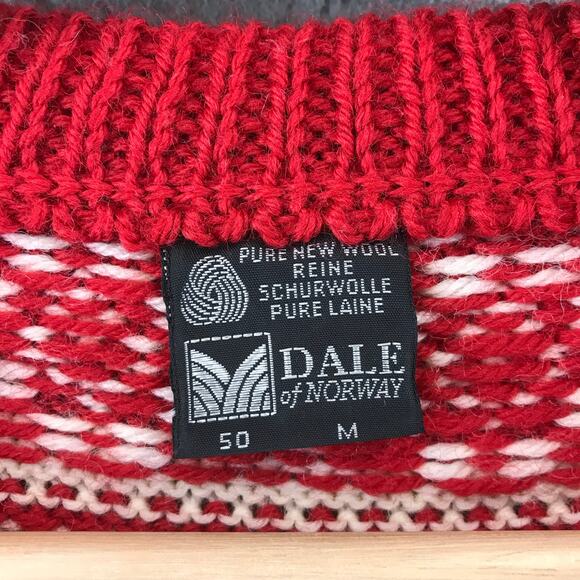 VINTAGE WOMENS DALE OF NORWAY METAL CLASP KNITTED NORDIC SWEATER SM - Picture 4 of 8